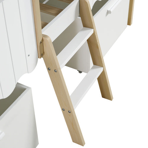 Cozy Cabin Kids Storage Bed
