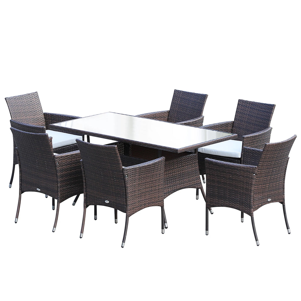 Bellagio 6-Seater Rattan Dining Set
