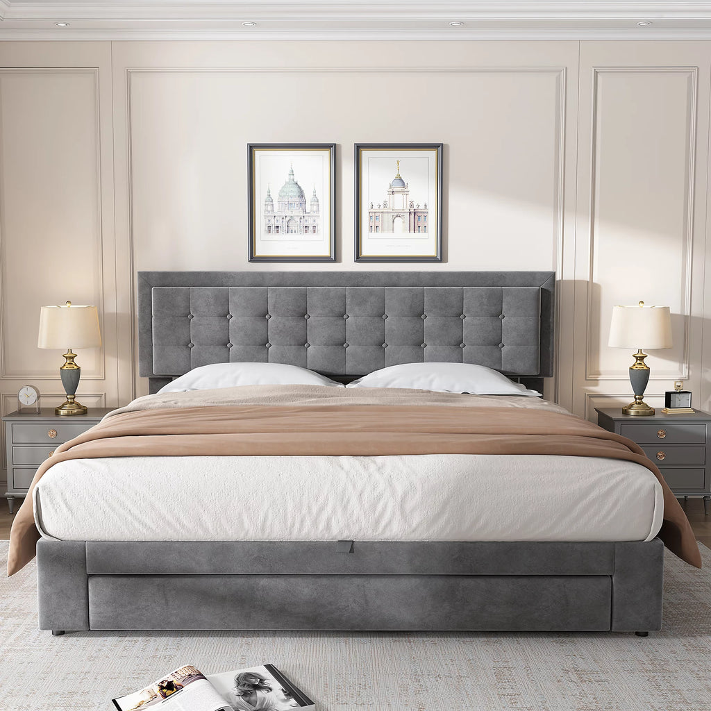 Maria Ottoman Super King Bed