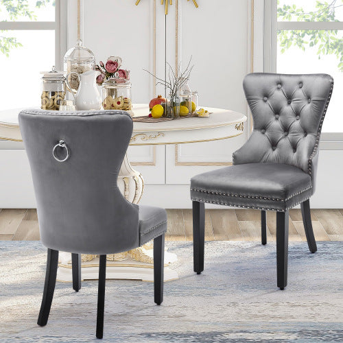 Laurel Tufted Dining Chairs - Set Of 2