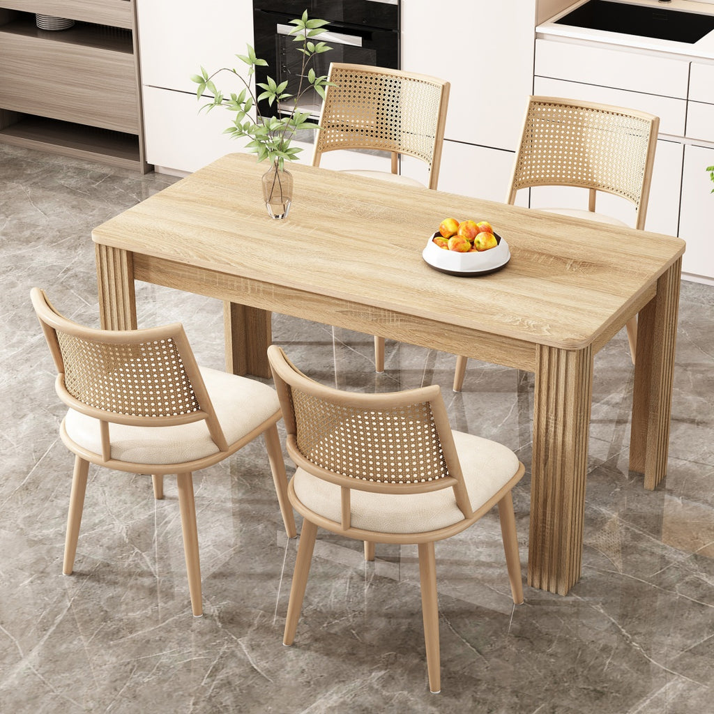 Set Of 4 Bamboo Dining Set
