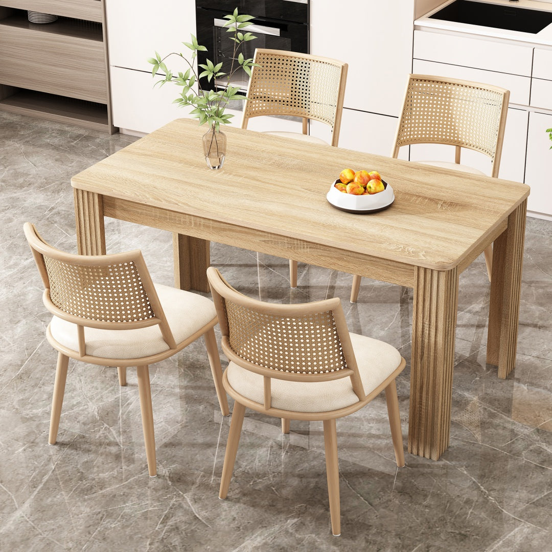 Set Of 4 Bamboo Dining Set