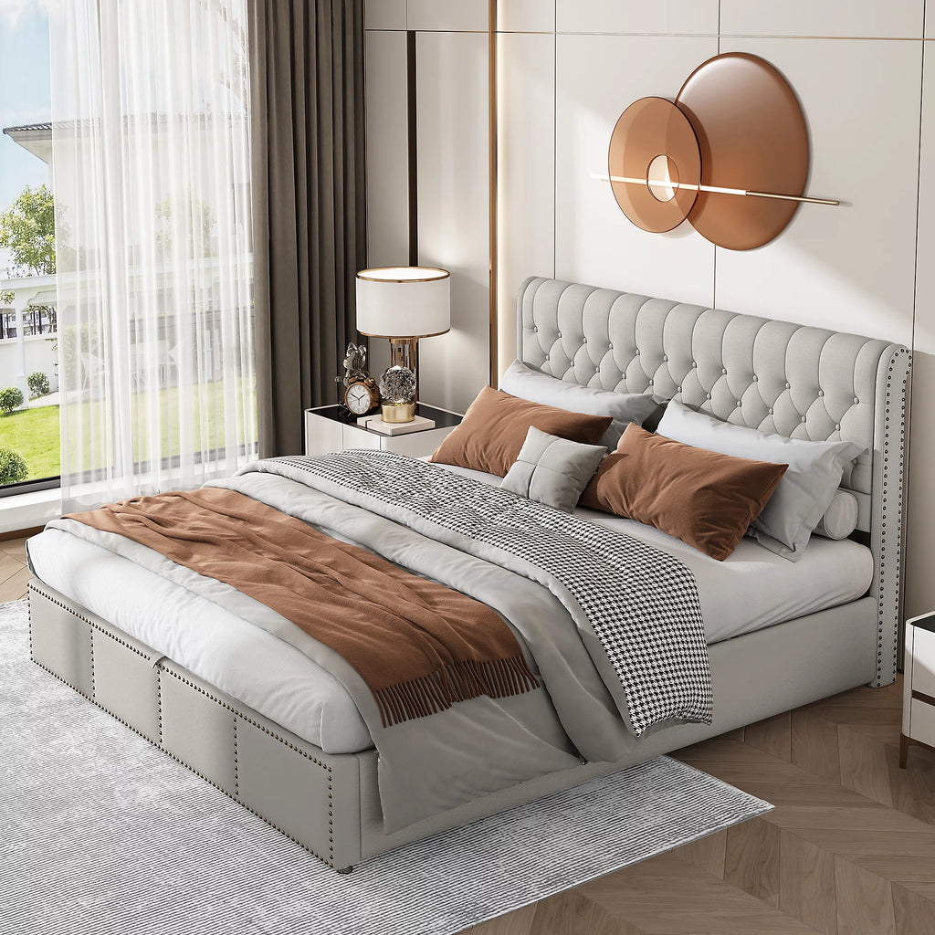 Estrela Ottoman Double Bed