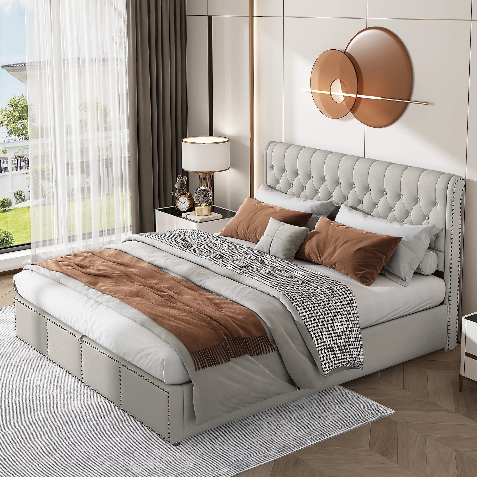 Estrela Ottoman Double Bed