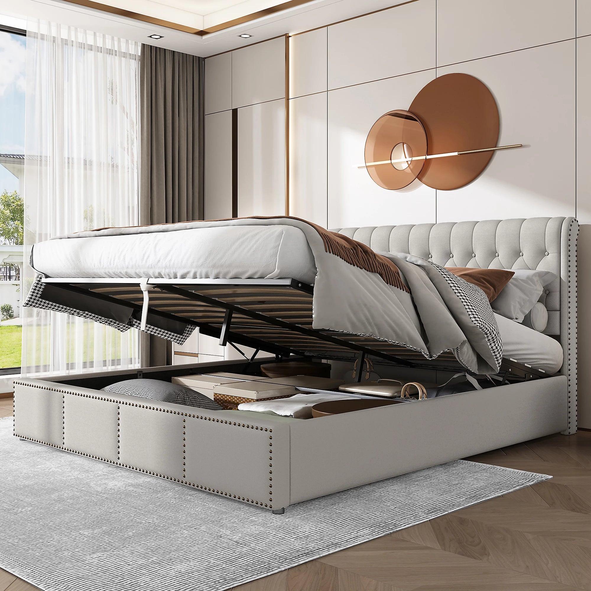 Estrela Ottoman Double Bed