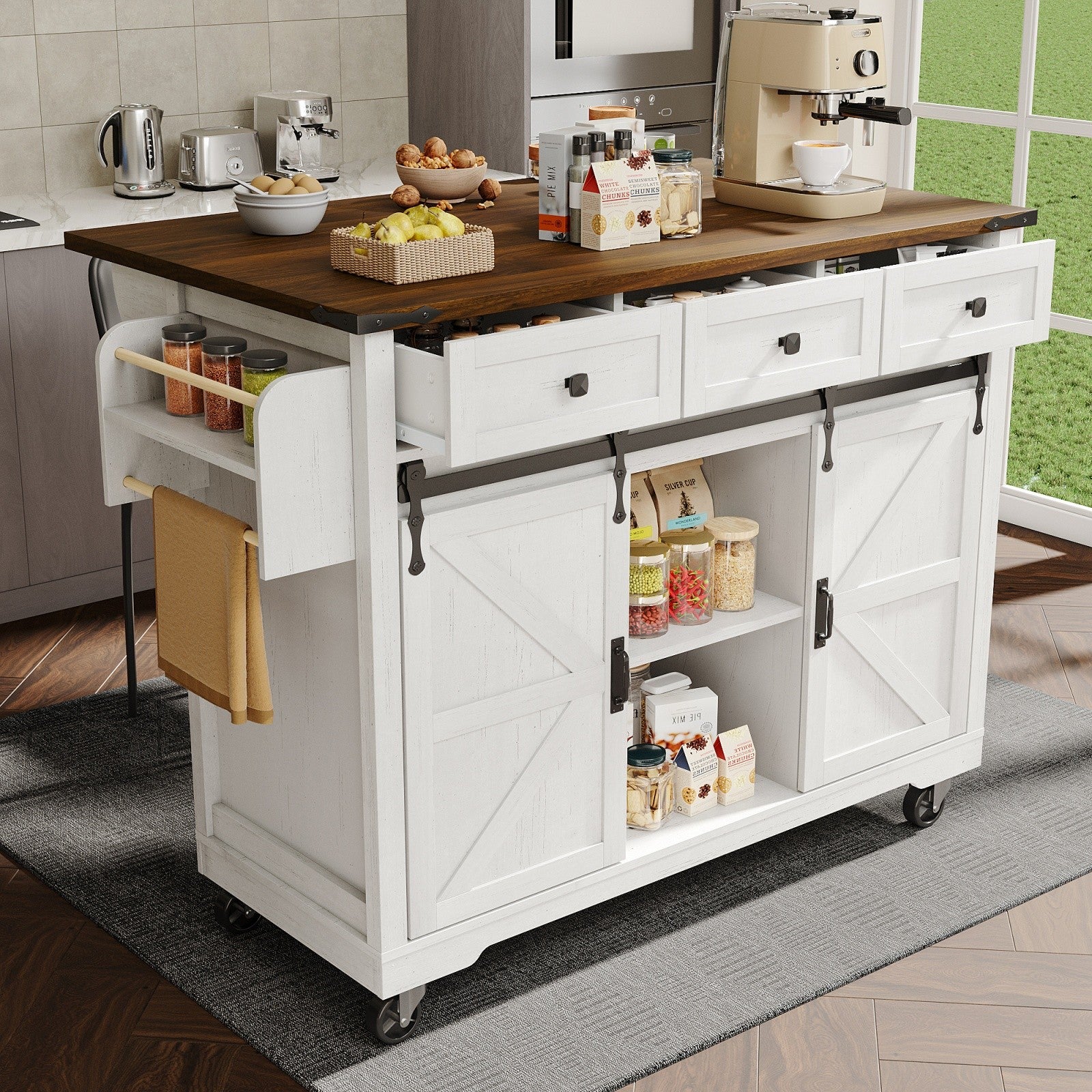 Valley Extendable Kitchen Island