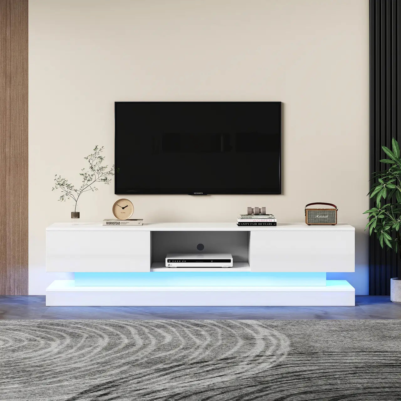 Aurora LED TV Stand