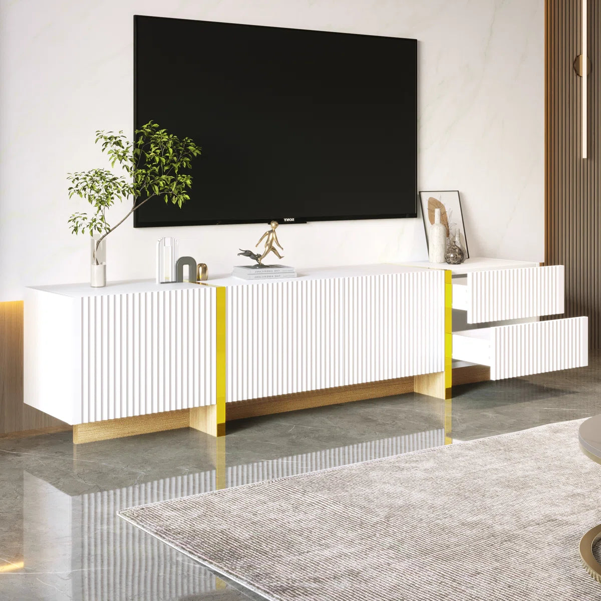 Serene Handleless TV Stand