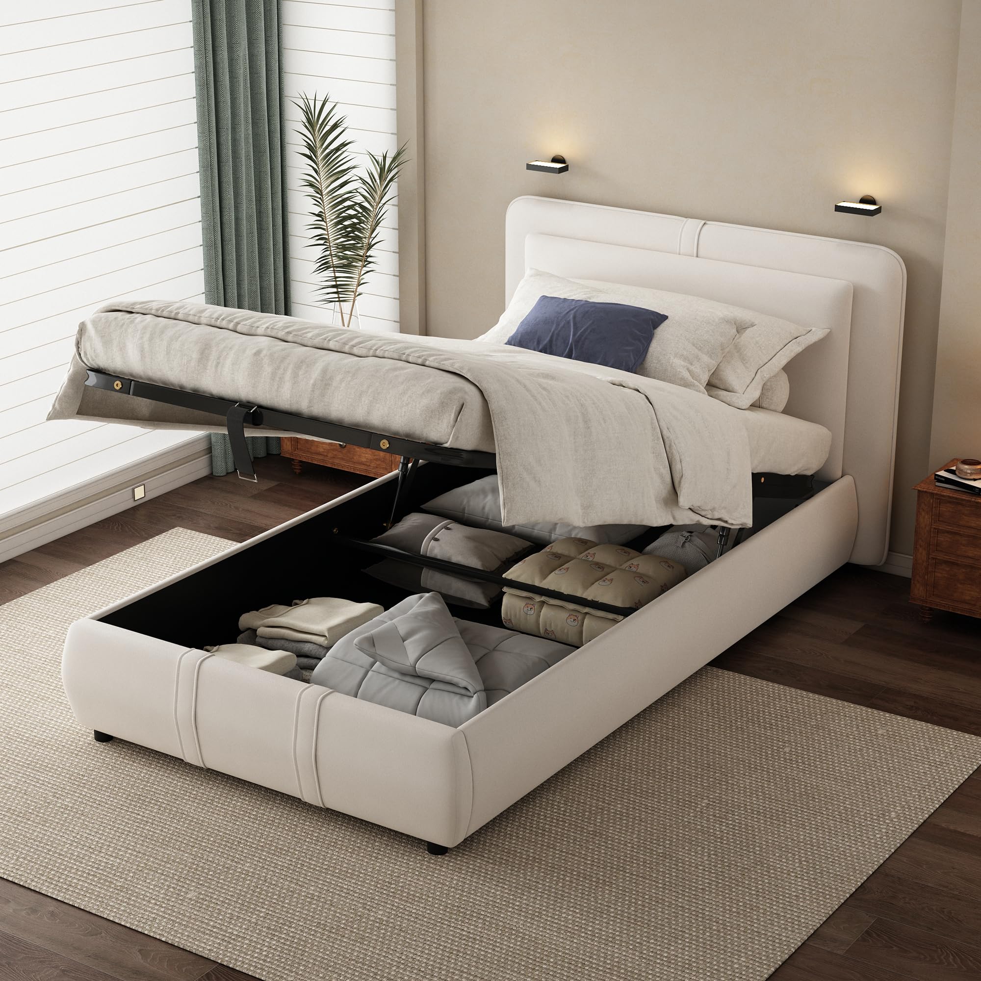 Monroe Ottoman Single Bed