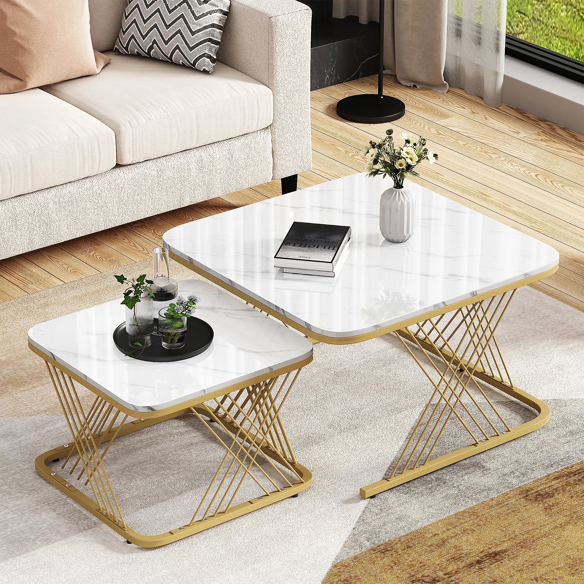 Gatsby Duo Square Coffee Table