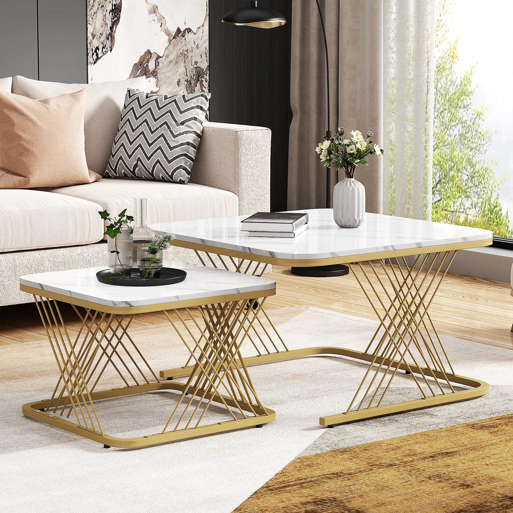 Gatsby Duo Square Coffee Table