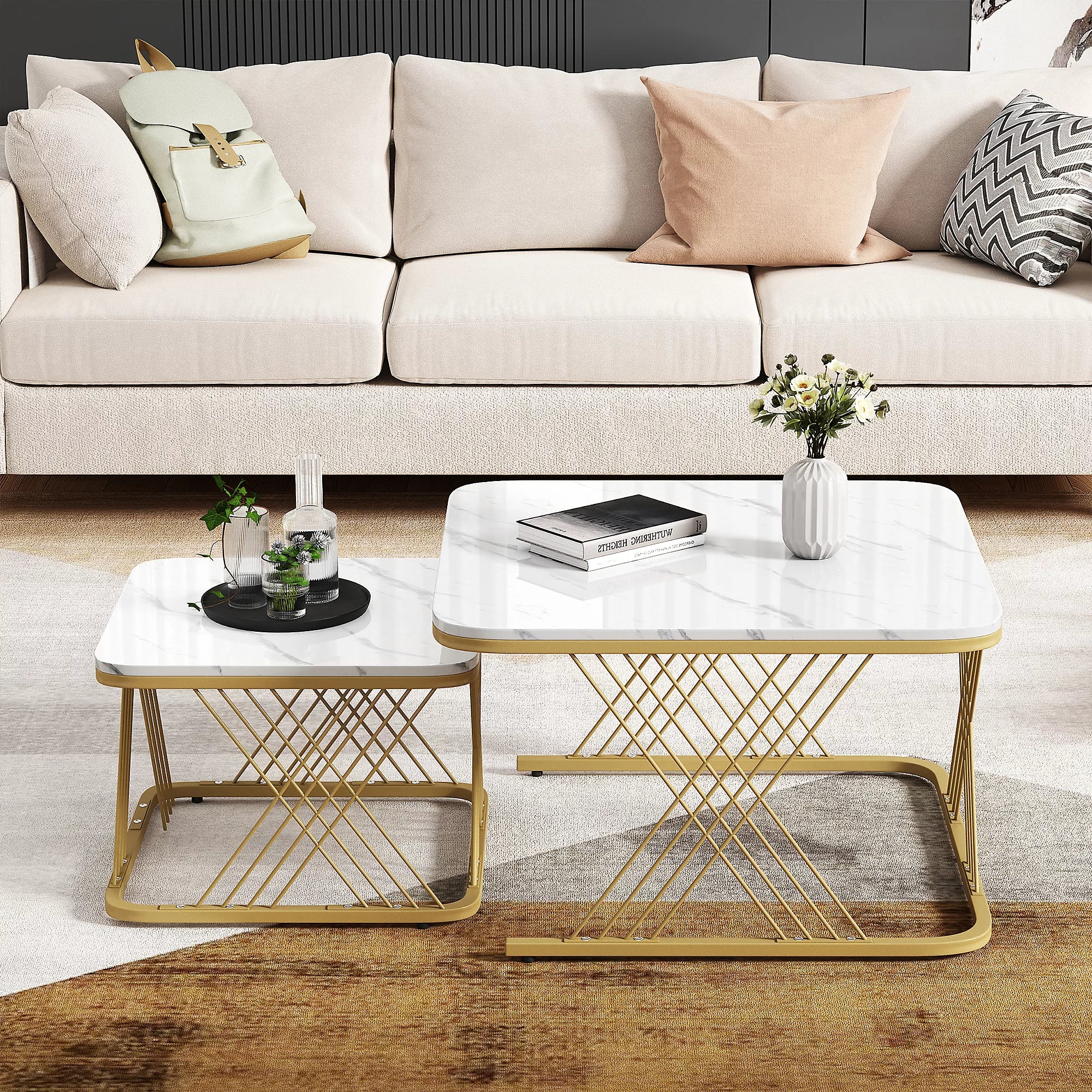Gatsby Duo Square Coffee Table