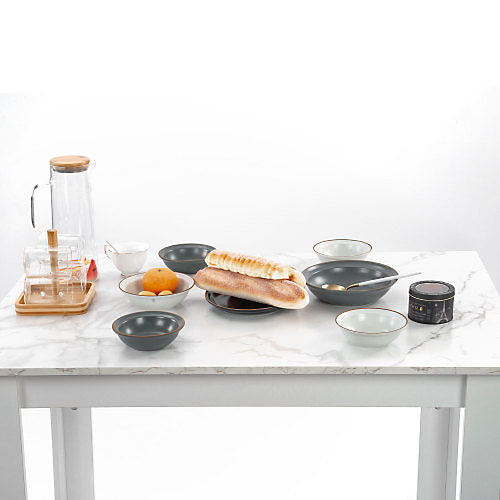 Gatsby Dining Table Set - 2 Benches