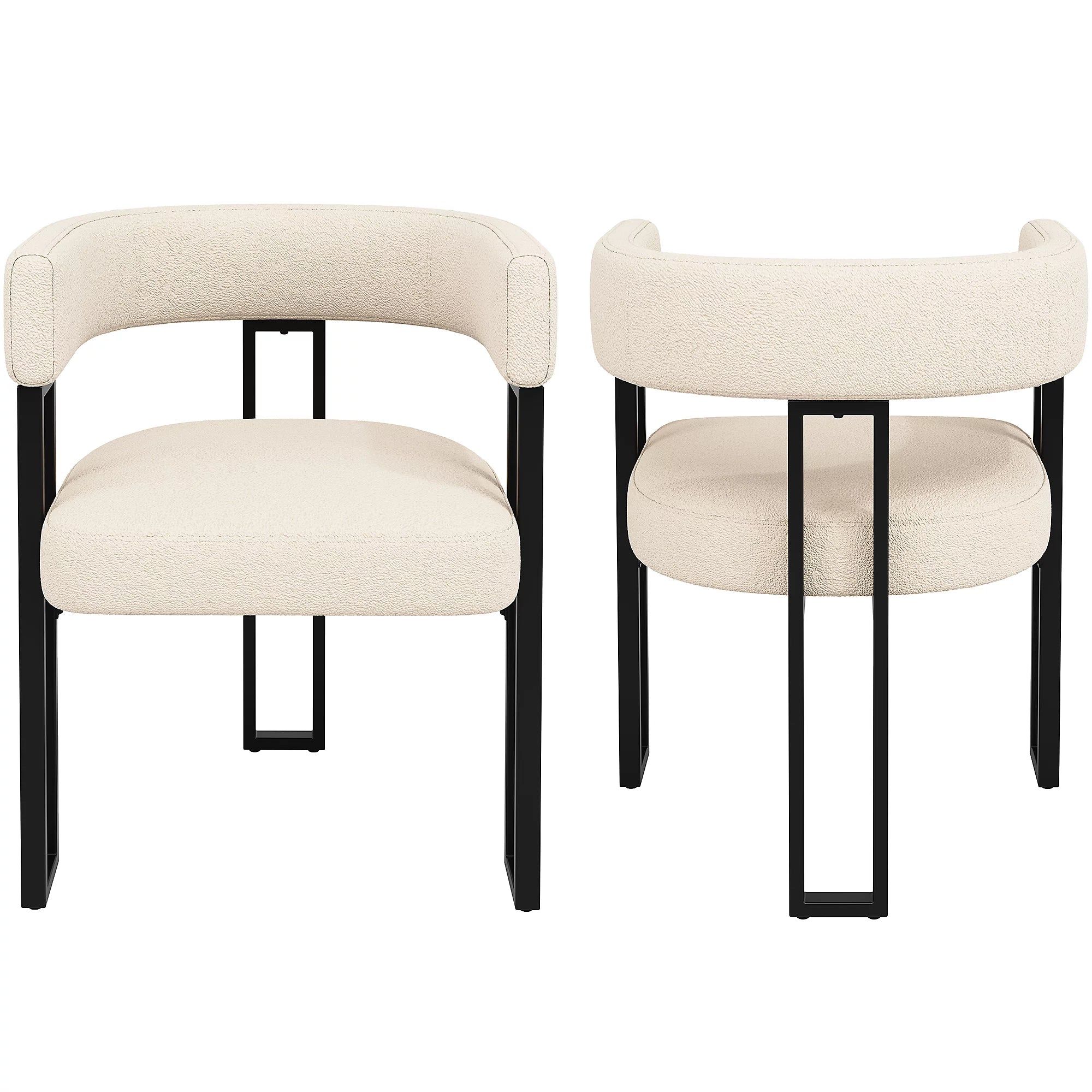 Mia Curve Dining Chairs - Set of 2