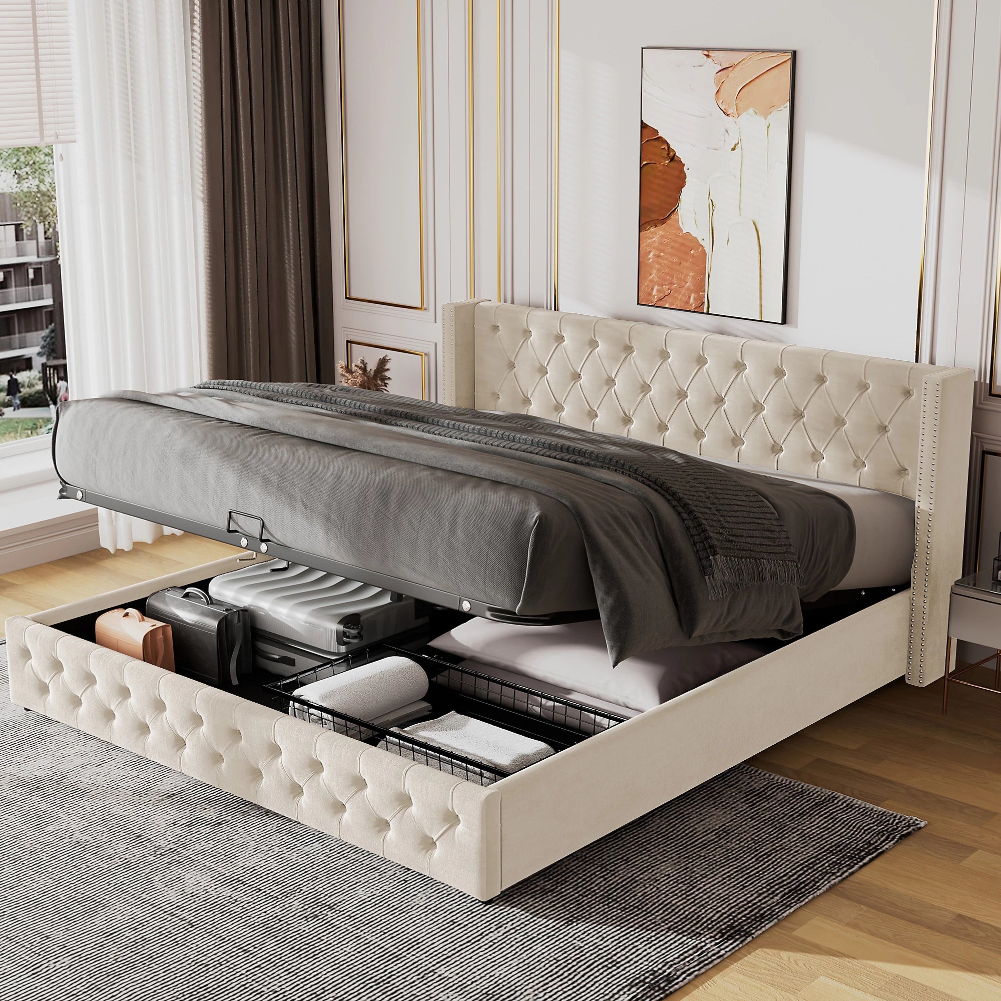 Estra Ottoman King Bed