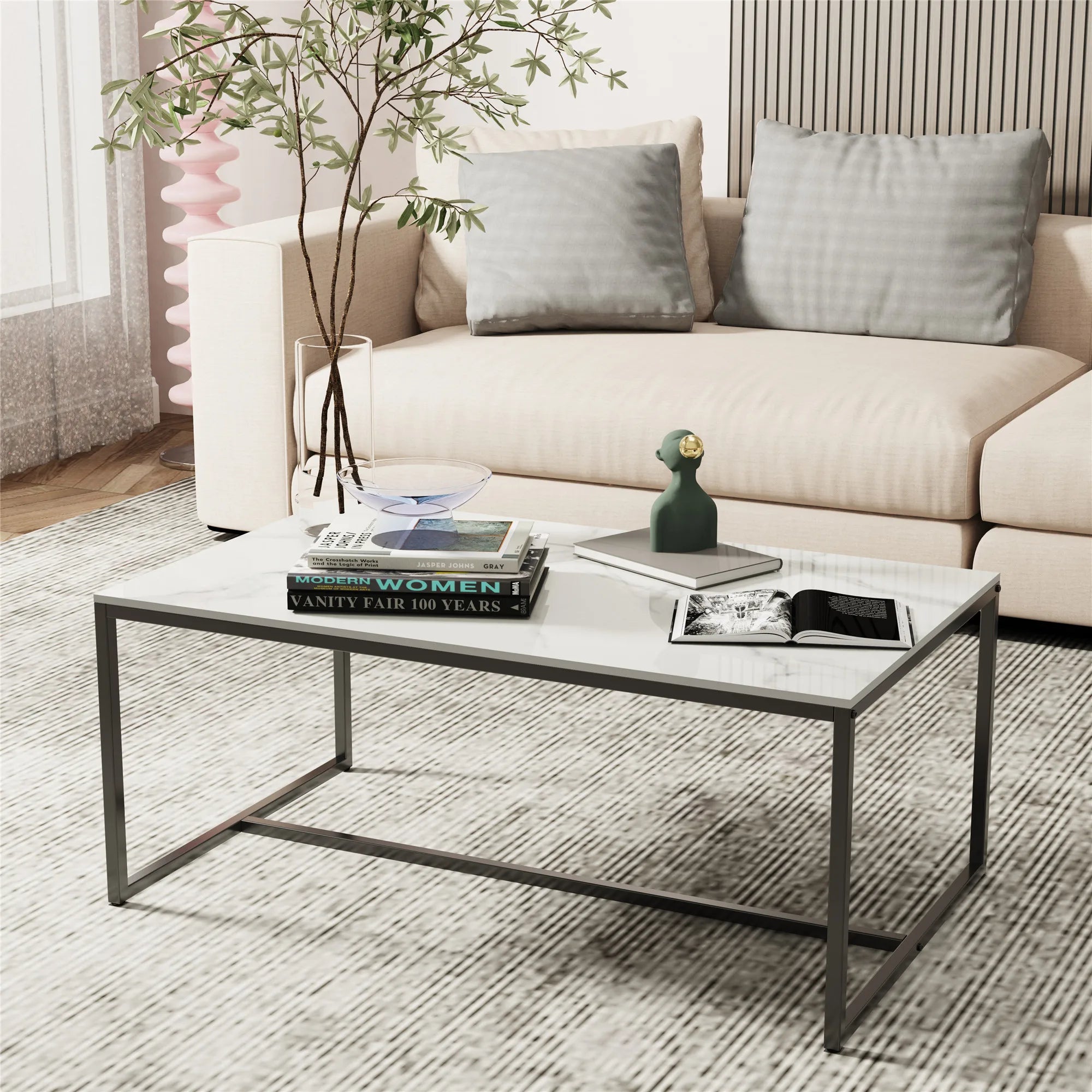Gatsby Minimalistic Coffee Table - Grey