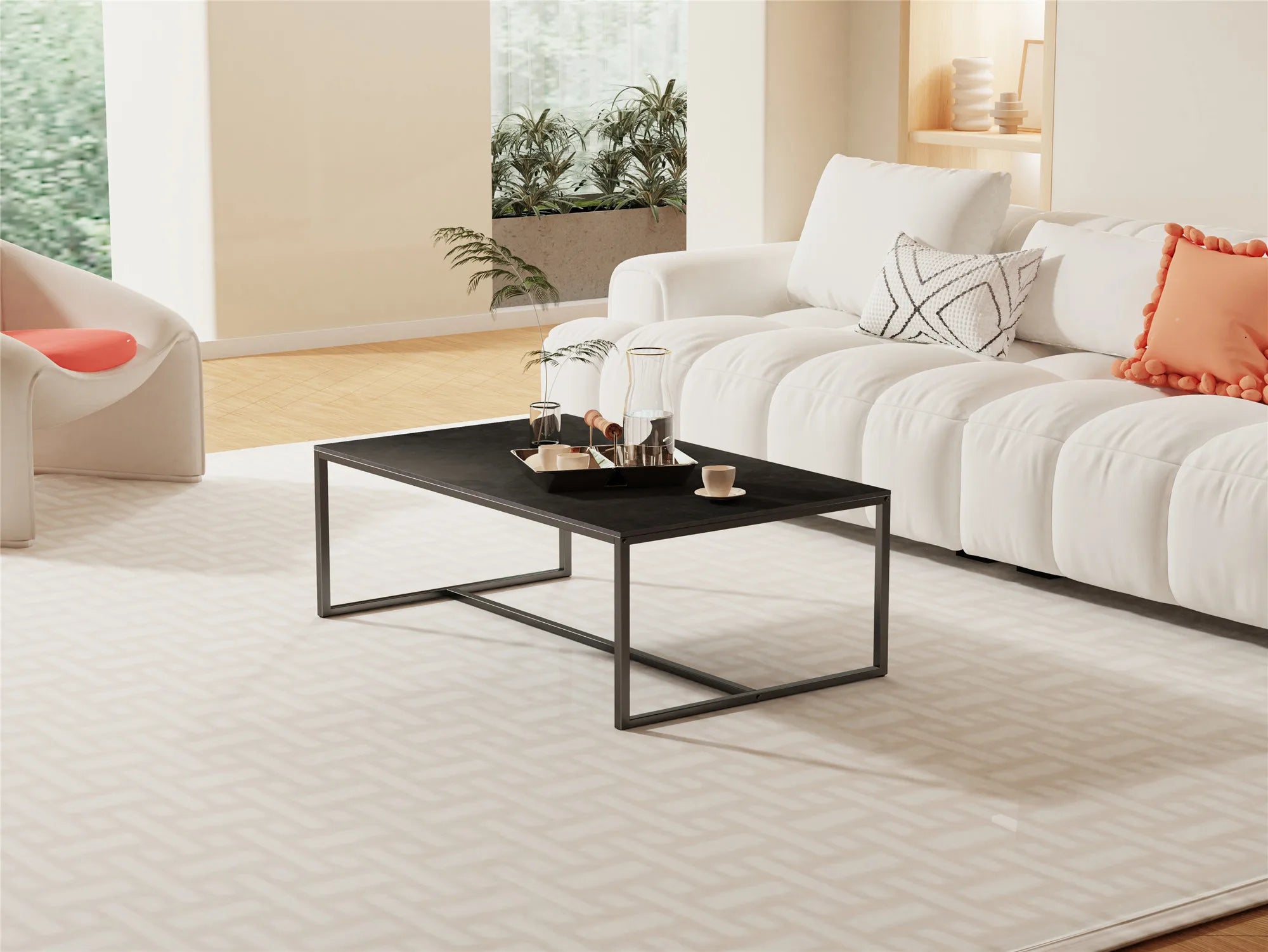 Gatsby Minimalistic Coffee Table - Grey