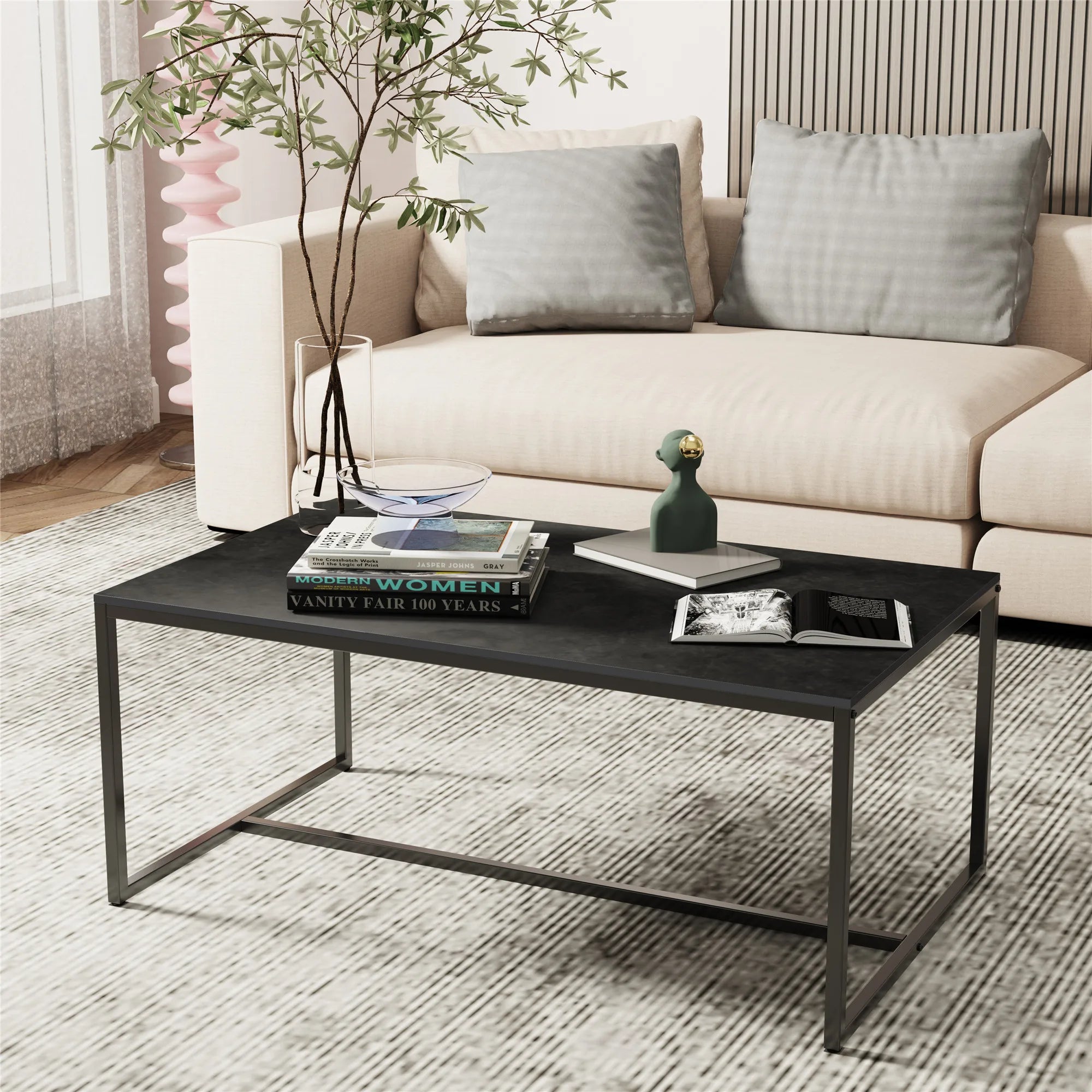 Gatsby Minimalistic Coffee Table - White