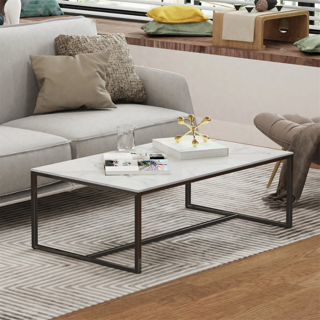Gatsby Minimalistic Coffee Table - White