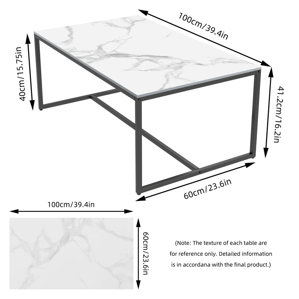Gatsby Minimalistic Coffee Table - White