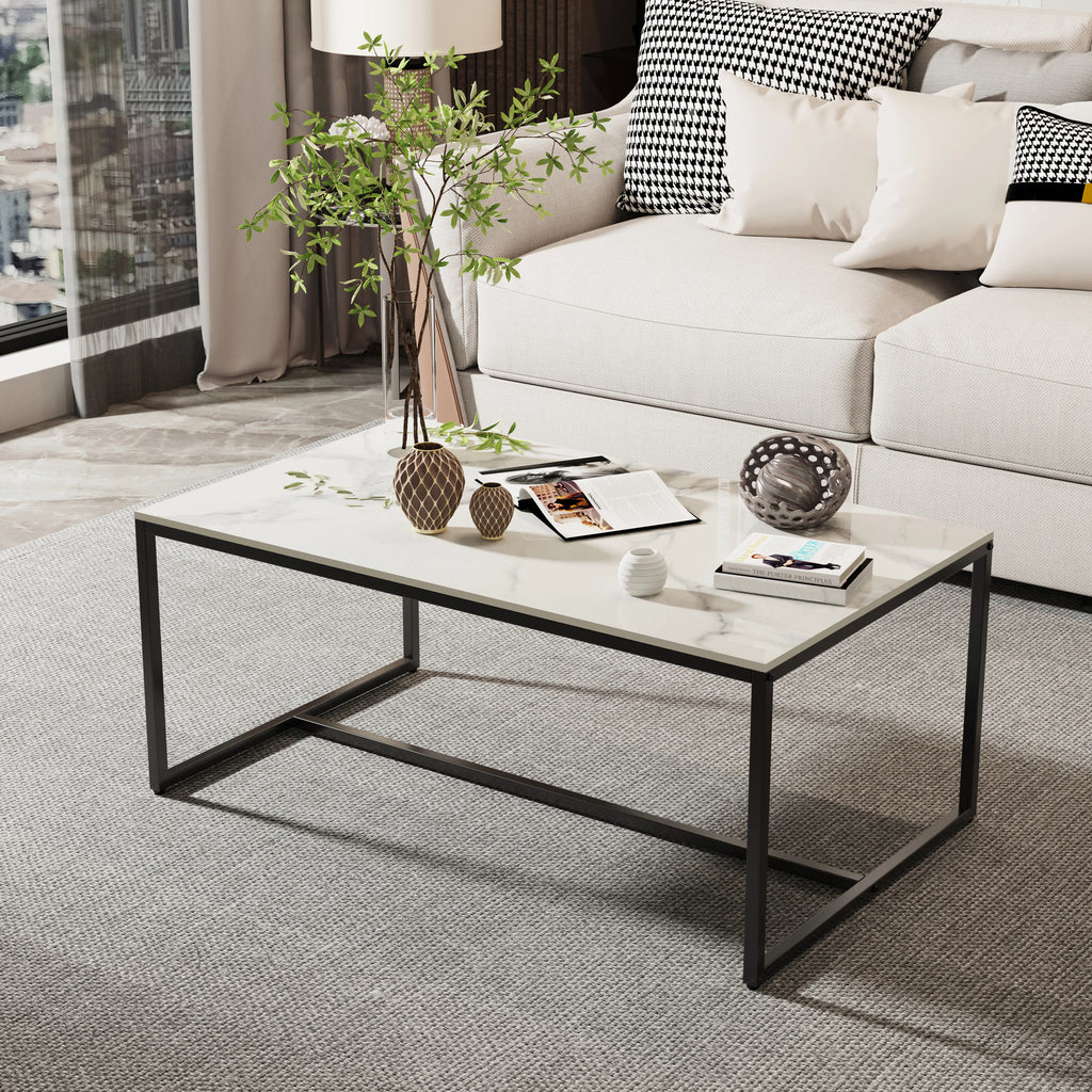 Gatsby Minimalistic Coffee Table - White