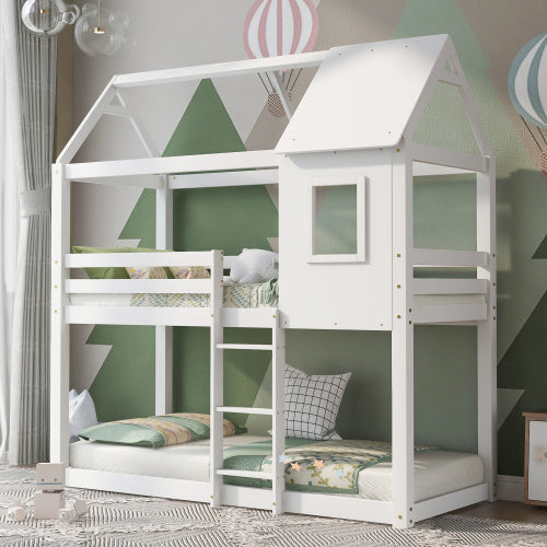 Treehouse Style Kids Bunk Bed